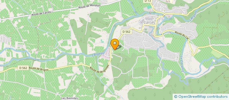 localisation de l'entreprise SARL MARTINEZ FRERES à CARCES