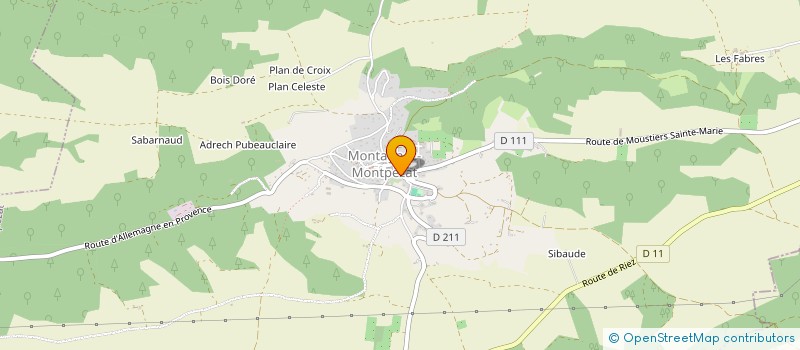 localisation de l'entreprise SARL MARTINEZ PEDRO  SAINTE-CROIX-DU-VERDON