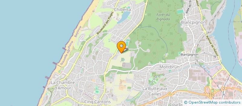 localisation de l'entreprise SARL MARTINEZ TRAVAUX PUBLICS à ANGLET