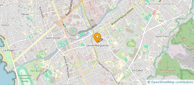 localisation de l'entreprise SARL MARTINI  MARSEILLE 9EME