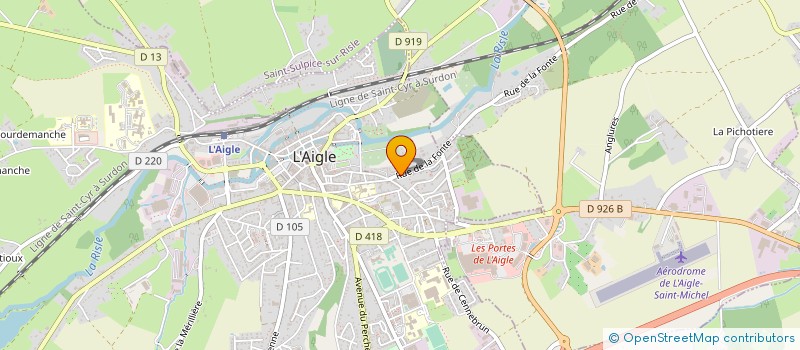 localisation de l'entreprise SARL MARTINPRIDEKIS à L'AIGLE