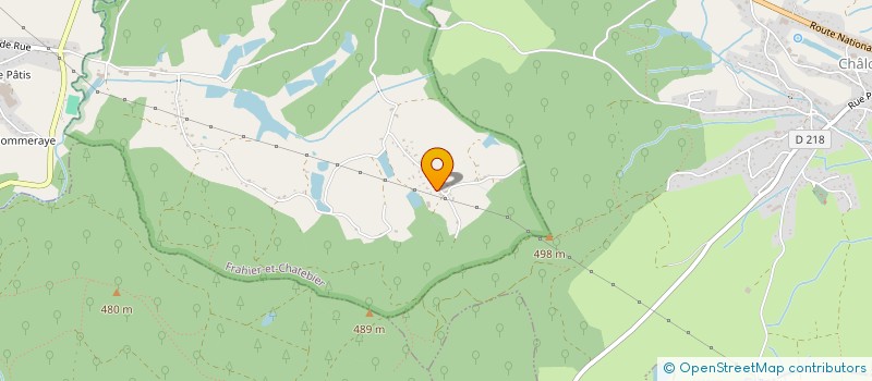 localisation de l'entreprise SARL MARTINS  FRAHIER-ET-CHATEBIER