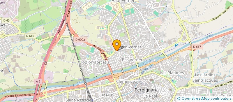 localisation de l'entreprise SARL MARTINS AFONSO MARTINS GONCALVES  PERPIGNAN