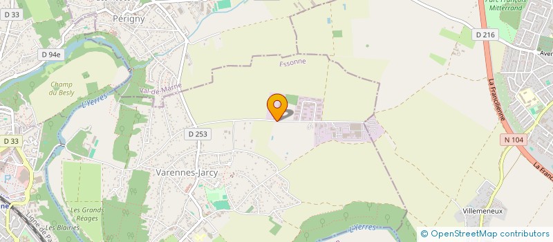 localisation de l'entreprise SARL MARTINS CONSTRUCTION  VARENNES-JARCY