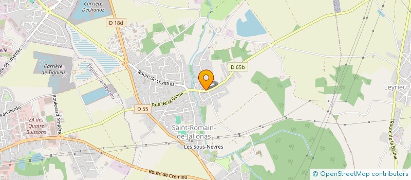 localisation de l'entreprise SARL MARTOS à SAINT-ROMAIN-DE-JALIONAS
