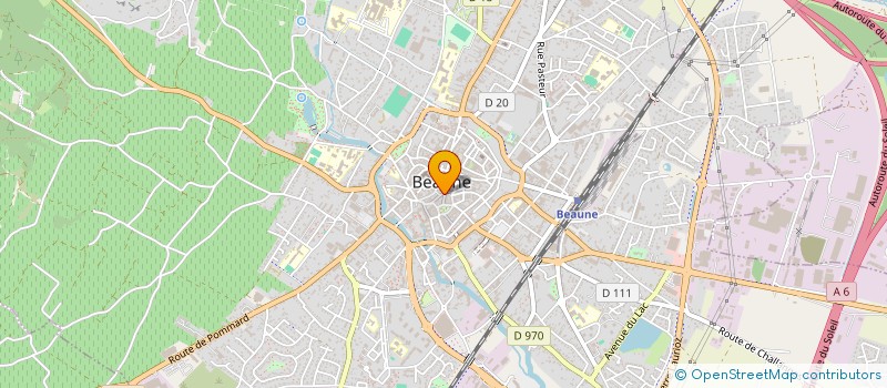 localisation de l'entreprise SARL MARTY à BEAUNE