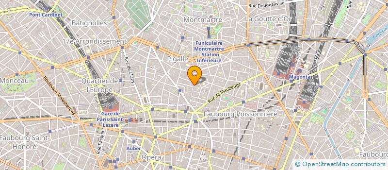 localisation de l'entreprise SARL MARTYRS SERVICES à PARIS