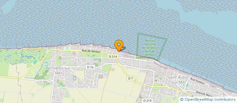 localisation de l'entreprise SARL MARVAL à BERNIERES-SUR-MER