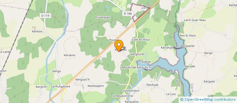 localisation de l'entreprise SARL MARWILL à CARNAC
