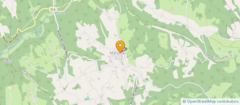 localisation de l'entreprise SARL MARZAC TOURISME  TURSAC