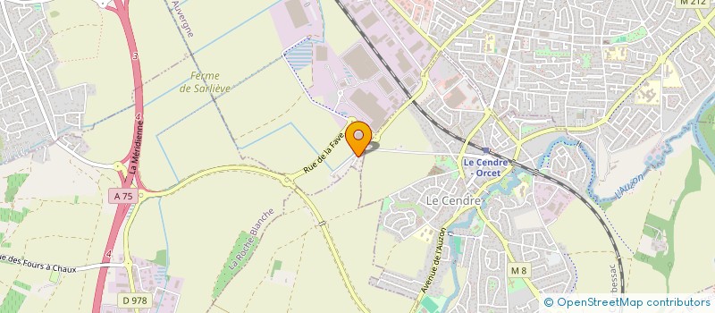 localisation de l'entreprise SARL MAS  COURNON-D'AUVERGNE