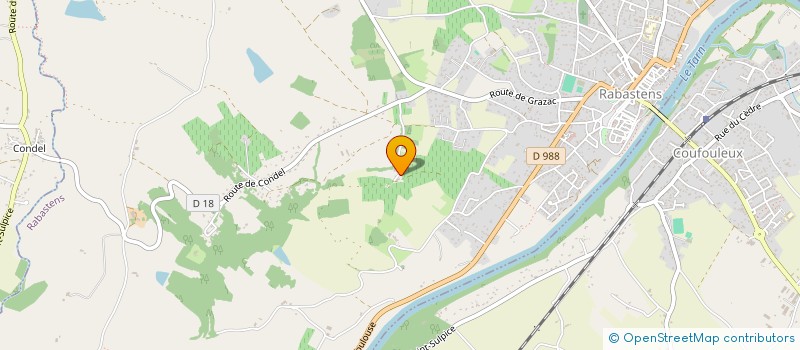 localisation de l'entreprise SARL MAS DE GROUZE VINS  RABASTENS