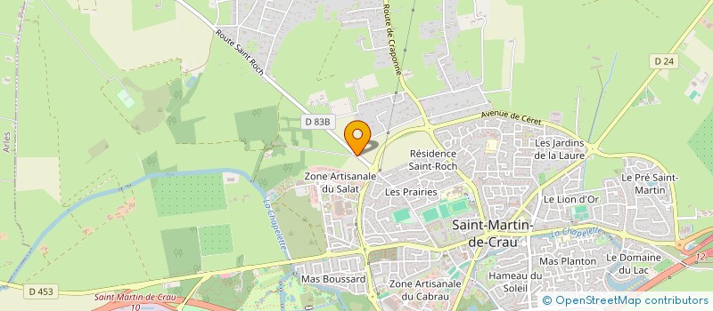 localisation de l'entreprise SARL MAS DE RAILLON à SAINT MARTIN DE CRAU