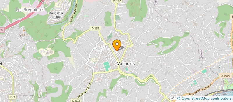 localisation de l'entreprise SARL MAS DU CLOS D'EGUINE à VALLAURIS