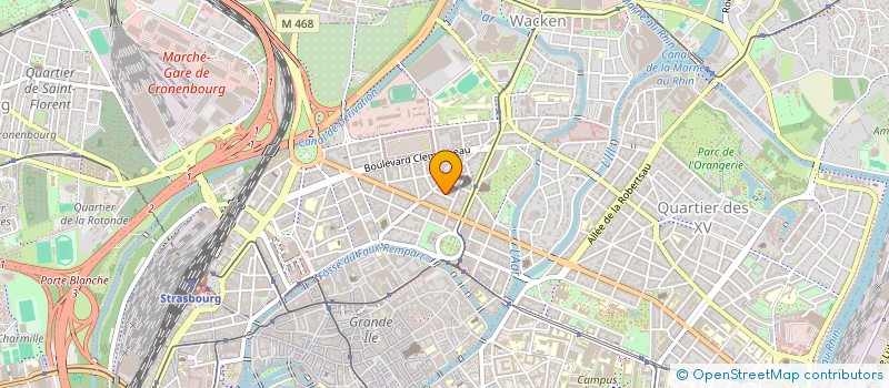 localisation de l'entreprise SARL MASSADA à STRASBOURG