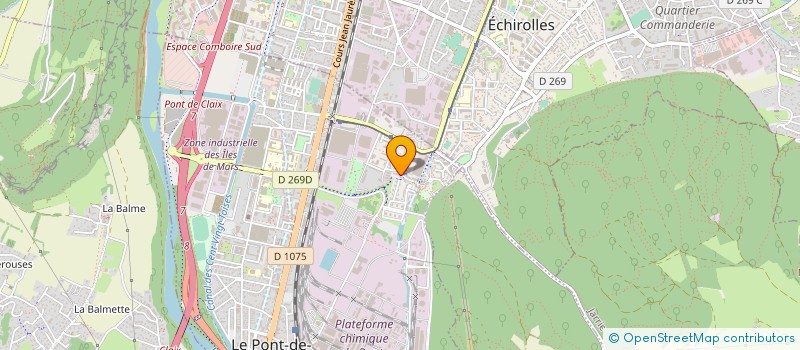 localisation de l'entreprise SARL MASSERA PEINTURE  LE PONT-DE-CLAIX