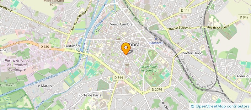 localisation de l'entreprise SARL MASSON à CAMBRAI