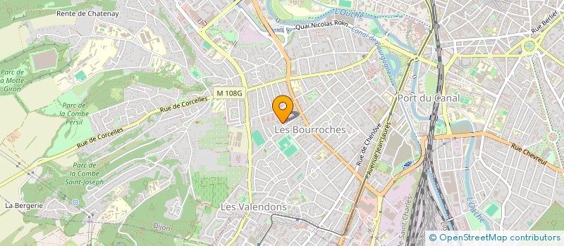 localisation de l'entreprise SARL MASSON à DIJON
