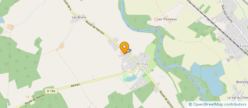 localisation de l'entreprise SARL MASSON à BRINAY
