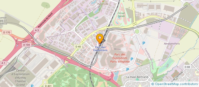 localisation de l'entreprise SARL MASSON FRED à VILLEPINTE