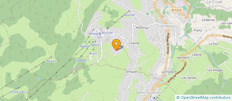 localisation de l'entreprise SARL MASSONI  COMBLOUX