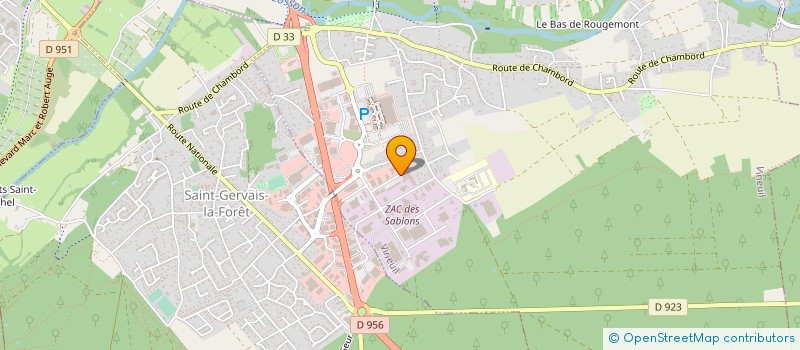localisation de l'entreprise SARL MASTER CAR à VINEUIL