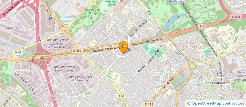 localisation de l'entreprise SARL MASTER VIDEO à AULNAY SOUS BOIS