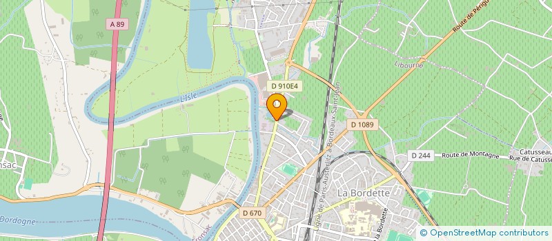 localisation de l'entreprise SARL MAT-ESSE à LIBOURNE