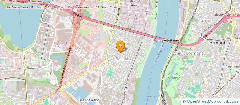 localisation de l'entreprise SARL MAT33 à BORDEAUX