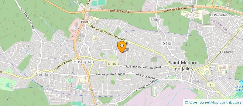 localisation de l'entreprise SARL MATCH  SAINT-MEDARD-EN-JALLES