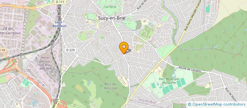 localisation de l'entreprise SARL MATCH EQUIPEMENT à SUCY-EN-BRIE