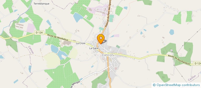 localisation de l'entreprise SARL MATERIAUX CONSTRUCTION CANCONNAIS à CANCON