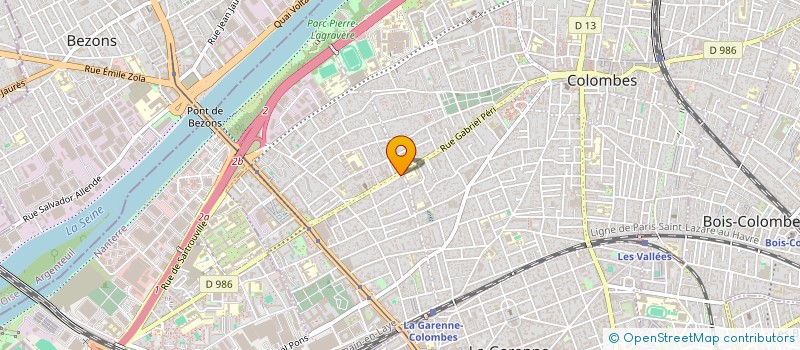 localisation de l'entreprise SARL MATEX à COLOMBES