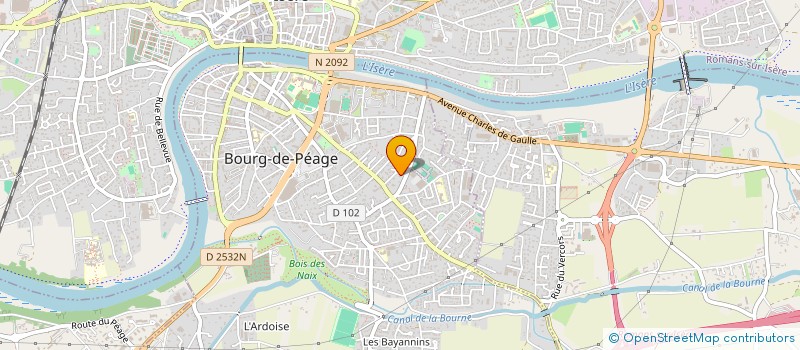 localisation de l'entreprise SARL MATHERO  BOURG-DE-PEAGE