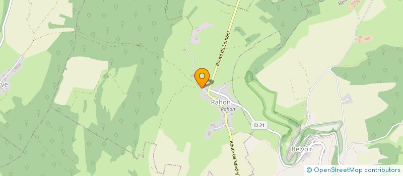 localisation de l'entreprise SARL MATHIEU HUOT MARCHAND  RAHON