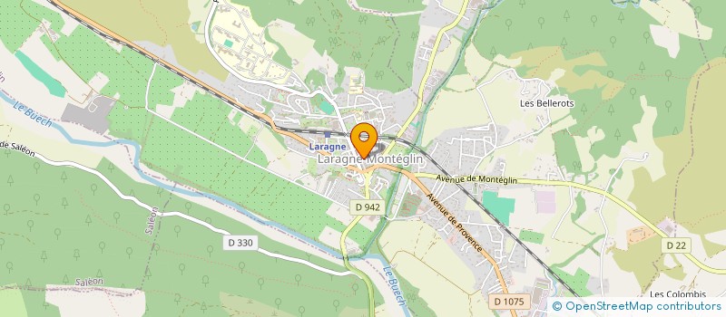 localisation de l'entreprise SARL MATHIGOT  LARAGNE-MONTEGLIN