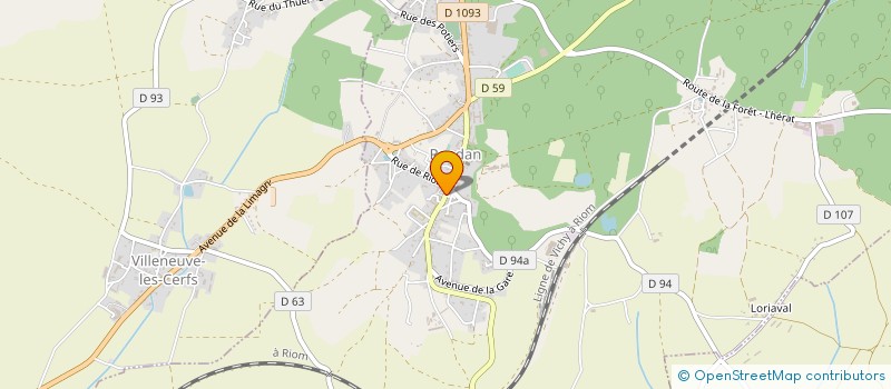 localisation de l'entreprise SARL MATHILLON  RANDAN