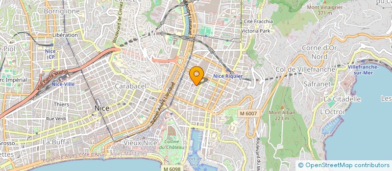 localisation de l'entreprise SARL MATHIS à NICE