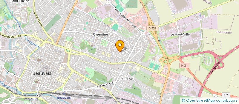 localisation de l'entreprise SARL MATHTEC  BEAUVAIS