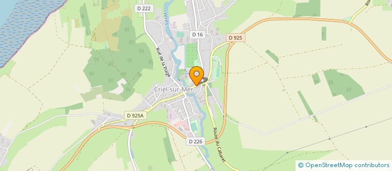 localisation de l'entreprise SARL MATOU-HAILLET à CRIEL-SUR-MER