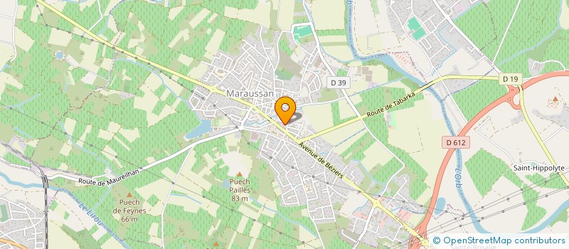 localisation de l'entreprise SARL MATTEX  MARAUSSAN