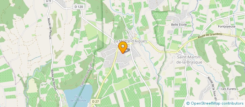 localisation de l'entreprise SARL MATTHYS TERRASSEMENT  LA MOTTE-D'AIGUES