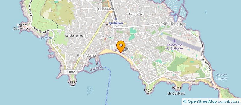 localisation de l'entreprise SARL MAUBER à QUIBERON