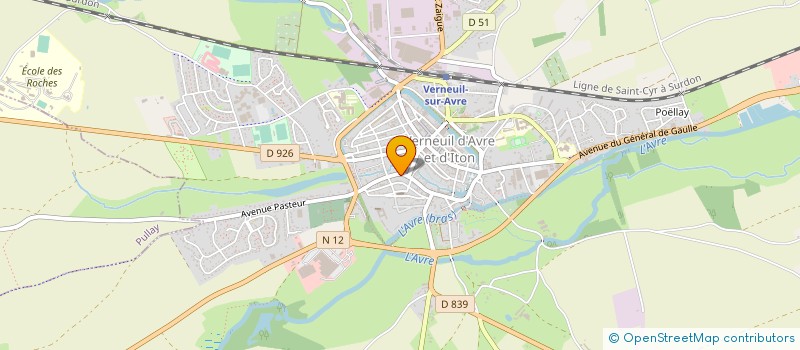 localisation de l'entreprise SARL MAUBERT à VERNEUIL D'AVRE ET D'ITON