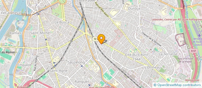 localisation de l'entreprise SARL MAUCLAIRAL CONSEIL  TOURNEFEUILLE