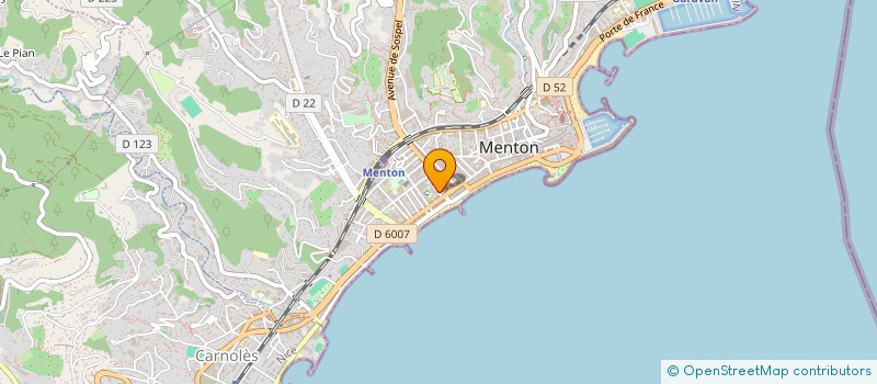 localisation de l'entreprise SARL MAUFY à MENTON