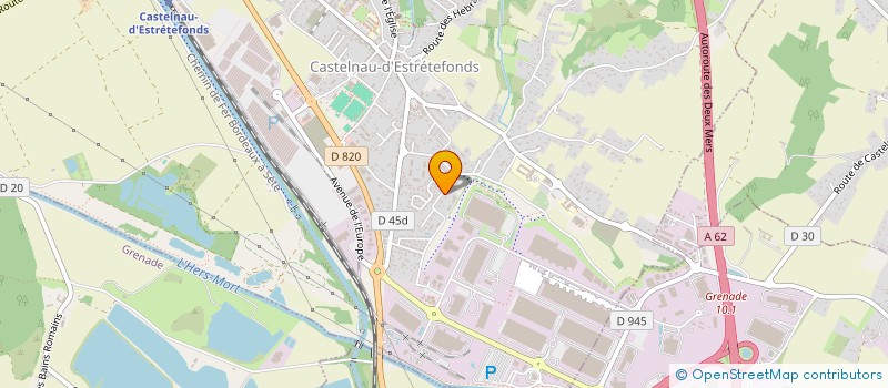 localisation de l'entreprise SARL MAUHOURAT ELAGAGE à CASTELNAU-D'ESTRETEFONDS