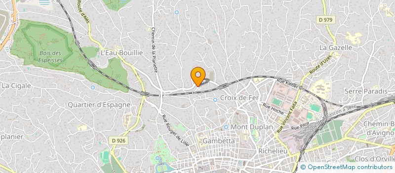 localisation de l'entreprise SARL MAURANT-SACHY  NIMES