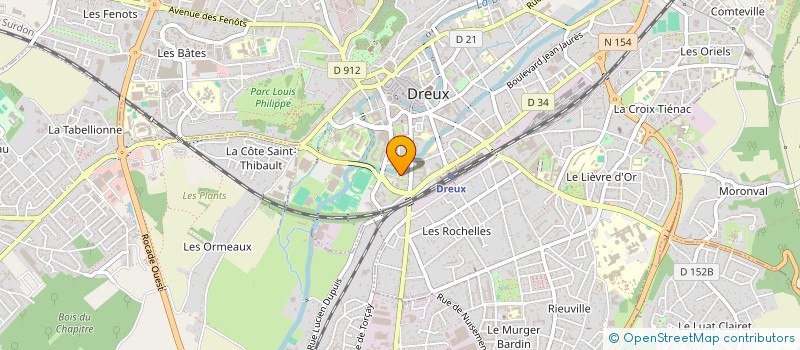 localisation de l'entreprise SARL MAURICE RENAUD à DREUX