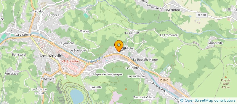localisation de l'entreprise SARL MAURIELLO - JULIEN à DECAZEVILLE